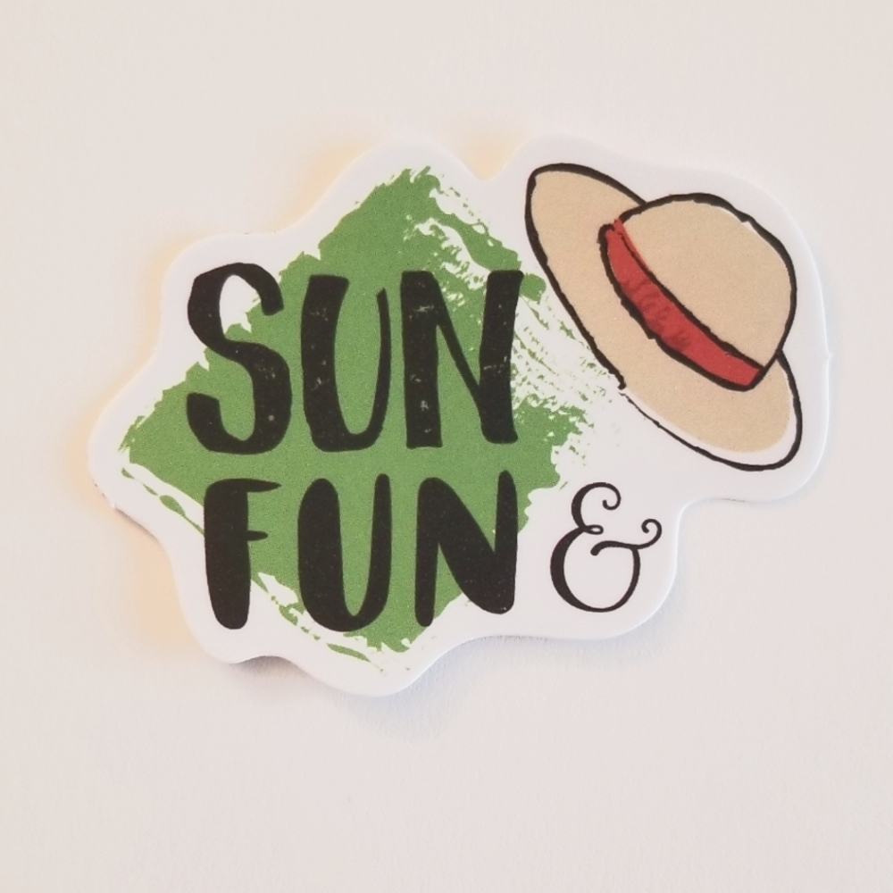 10/$10 Sun & Fun Sticker